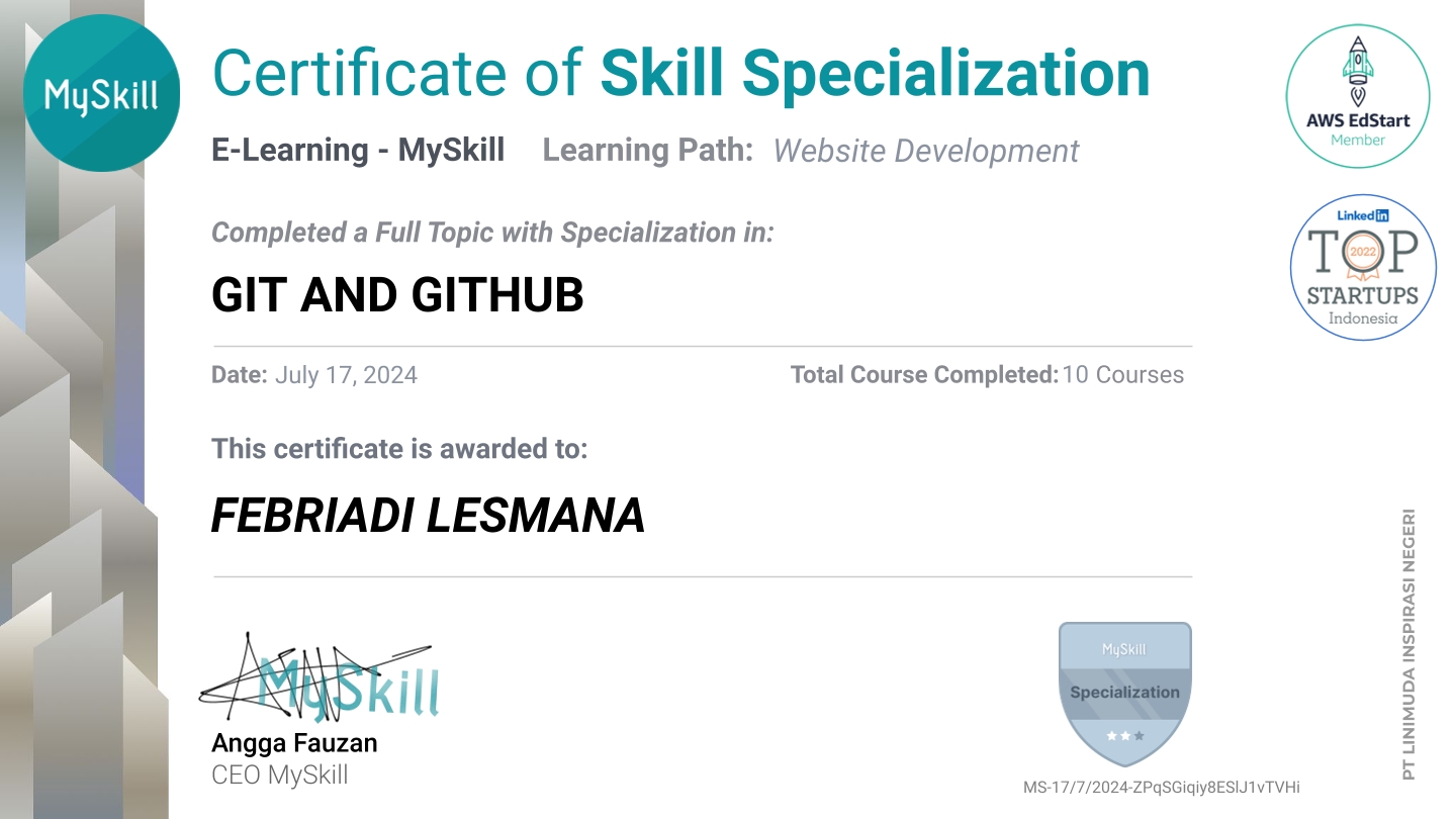 Certificate of Achievement